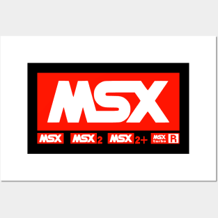 MSX Logo - Vintage Retro Computer Posters and Art